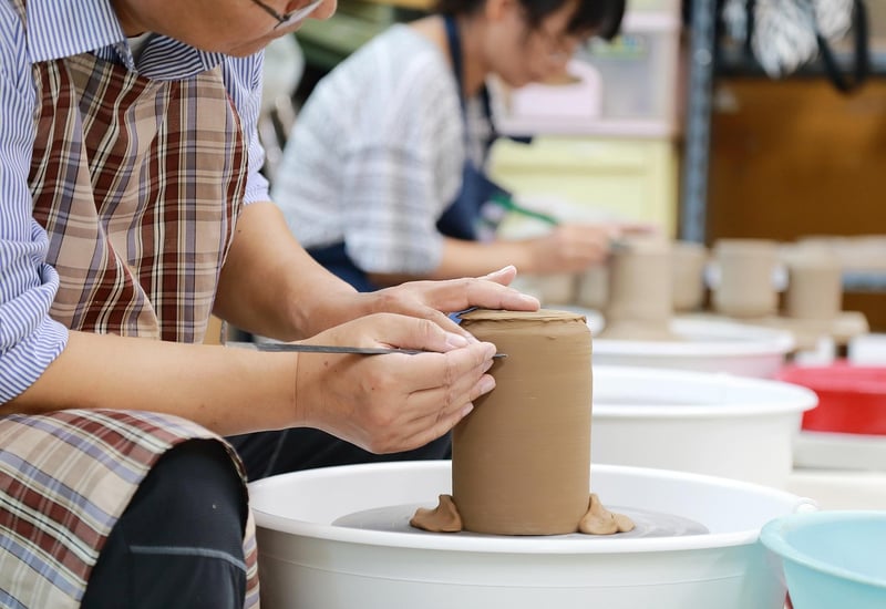 Hand-Painted Plant Pots